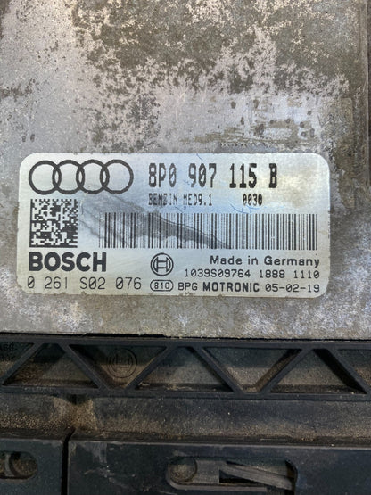 2007 to 2008  Volkswagen EOS 2.0L T ECM Engine Control 8P0907115B ECU AA75622