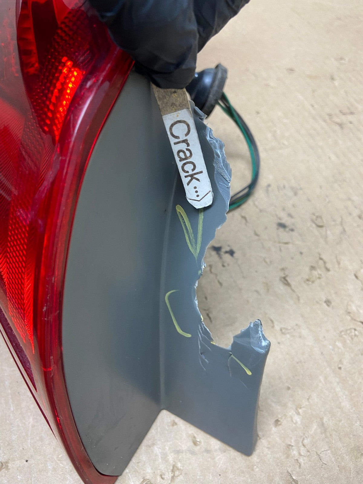 2008 to 2015 Nissan Rogue Left Driver Lh Side Tail Light AH8984 LK4
