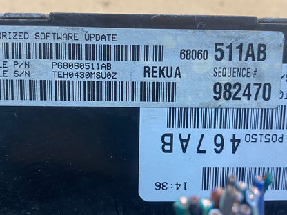 2009 to 2010 Jeep Grand Cherokee Computer Engine Control ECU ECM AF4127 DW2