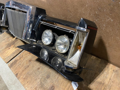 1969 to 1971 Lincoln Mark iii Front Header With Grill And Headlights AG28874