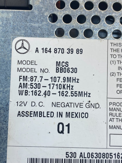 2006 2007 2008 Mercedes ML350 GL450 Radio Navigation Screen Display ad1488 DG6
