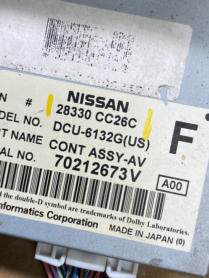 2006 2007 2008 Nissan Pathfinder Radio Display Information Screen W0253 DG5