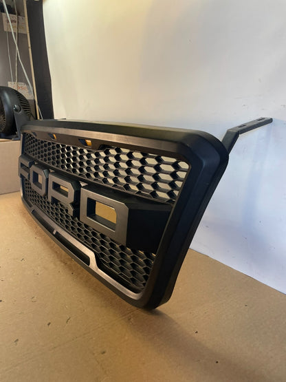 2004 to 2008 Ford F150 Raptor Style Front Upper Grille Grill Black AH0351 DG1