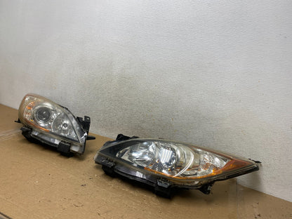 2010-2013 Mazda 3 Halogen Left+Right Side Headlights AH8884 DW2