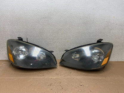 2002 to 2004 Nissan Altima Left+Right Side Set Halogen Headlights AB1132 DW0