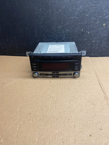 2009 to 2013 Subaru Forester Radio CD Player AUX AM/FM AE4378 DG0
