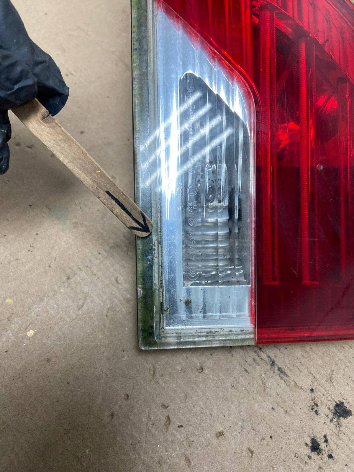 2007 2008 2009 2010 BMW X3 Left Driver Lh Inner Tail Light AF4619 LK4