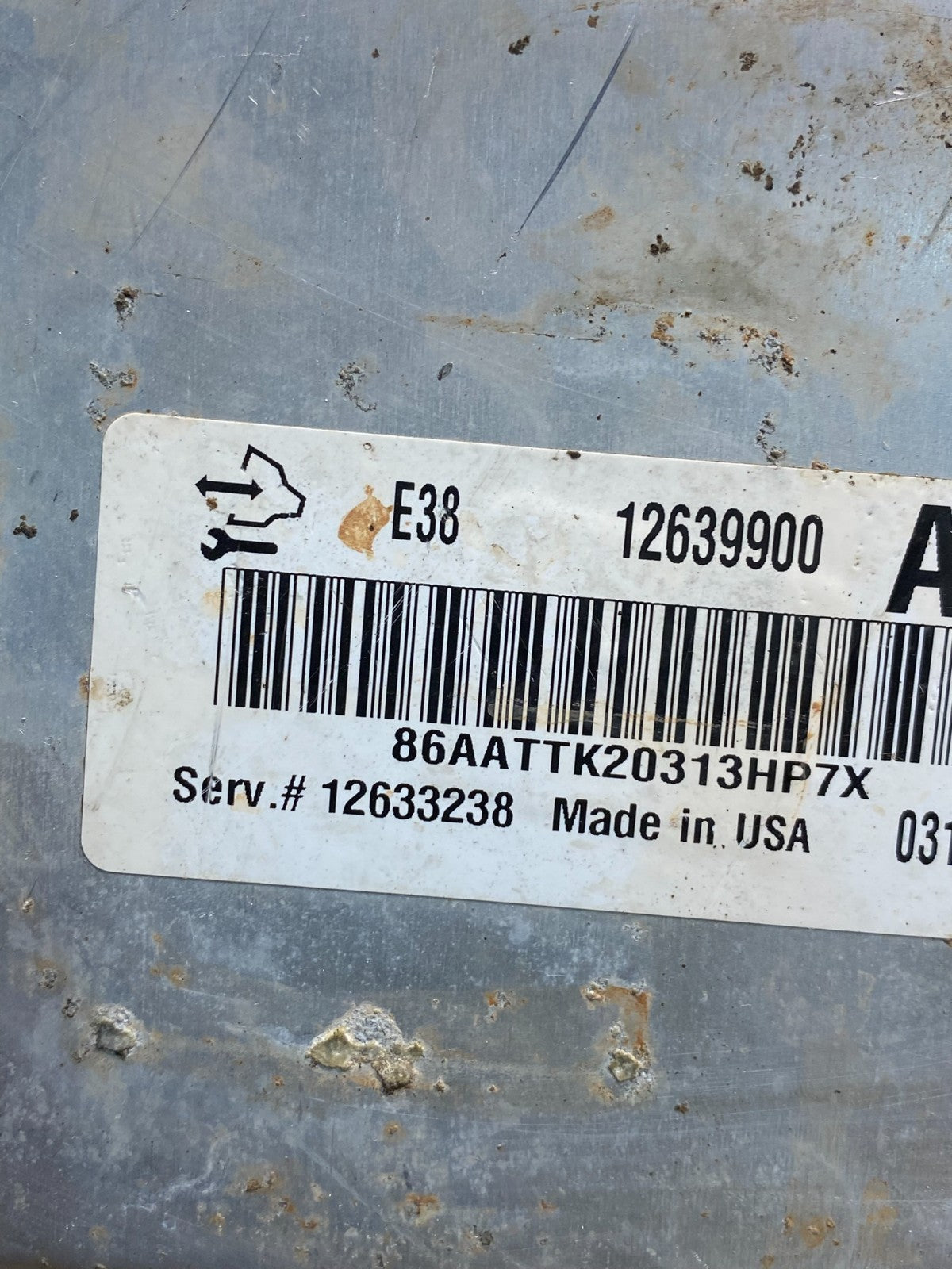 2010 to 2013 Chevrolet Silverado Yukon Engine Control Module ECM ECU AG9461 DW2