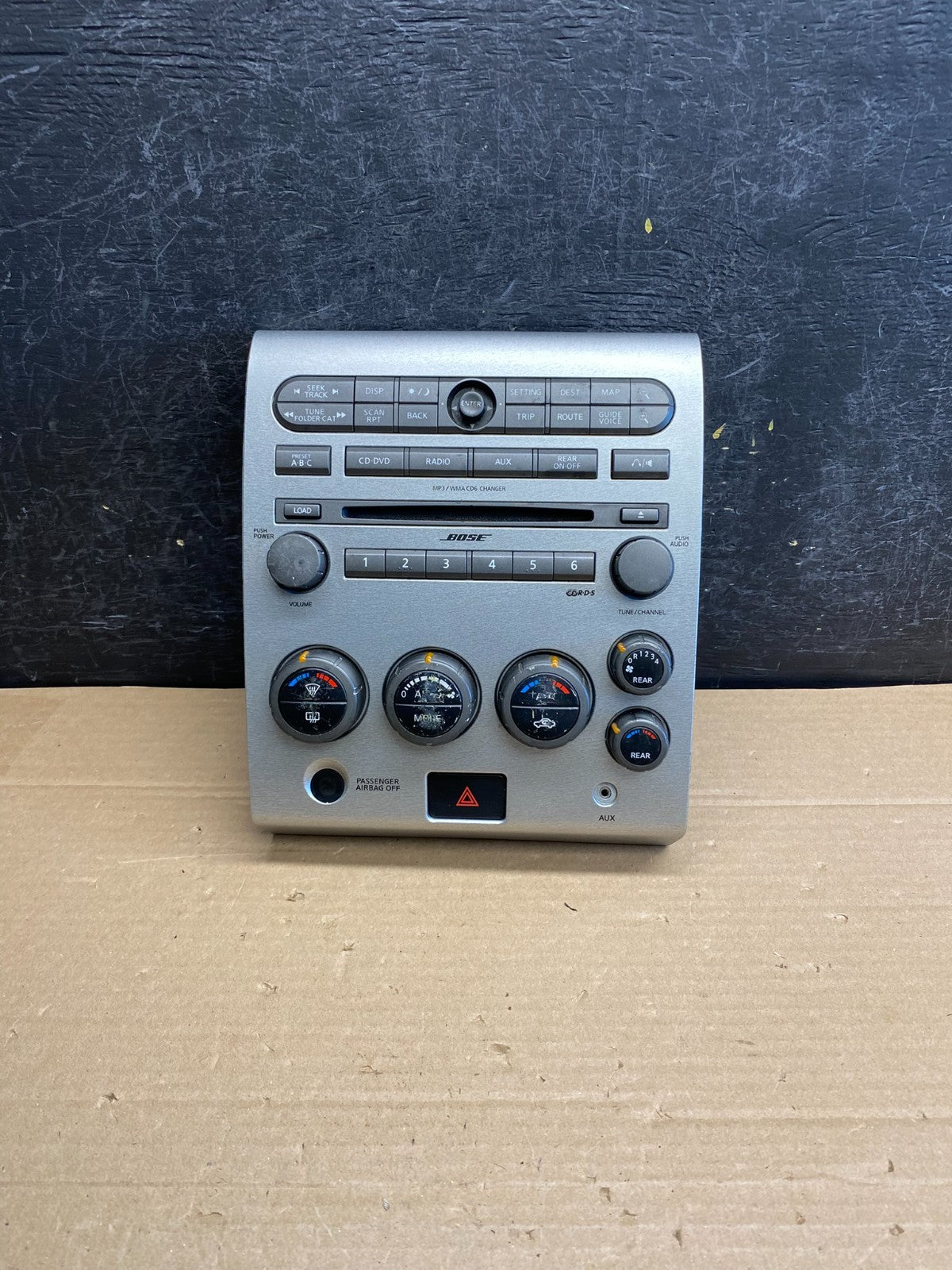 2004 to 2007 Nissan Armada Bose Radio CD Player A/C Climate Control OE AG5214 DG0