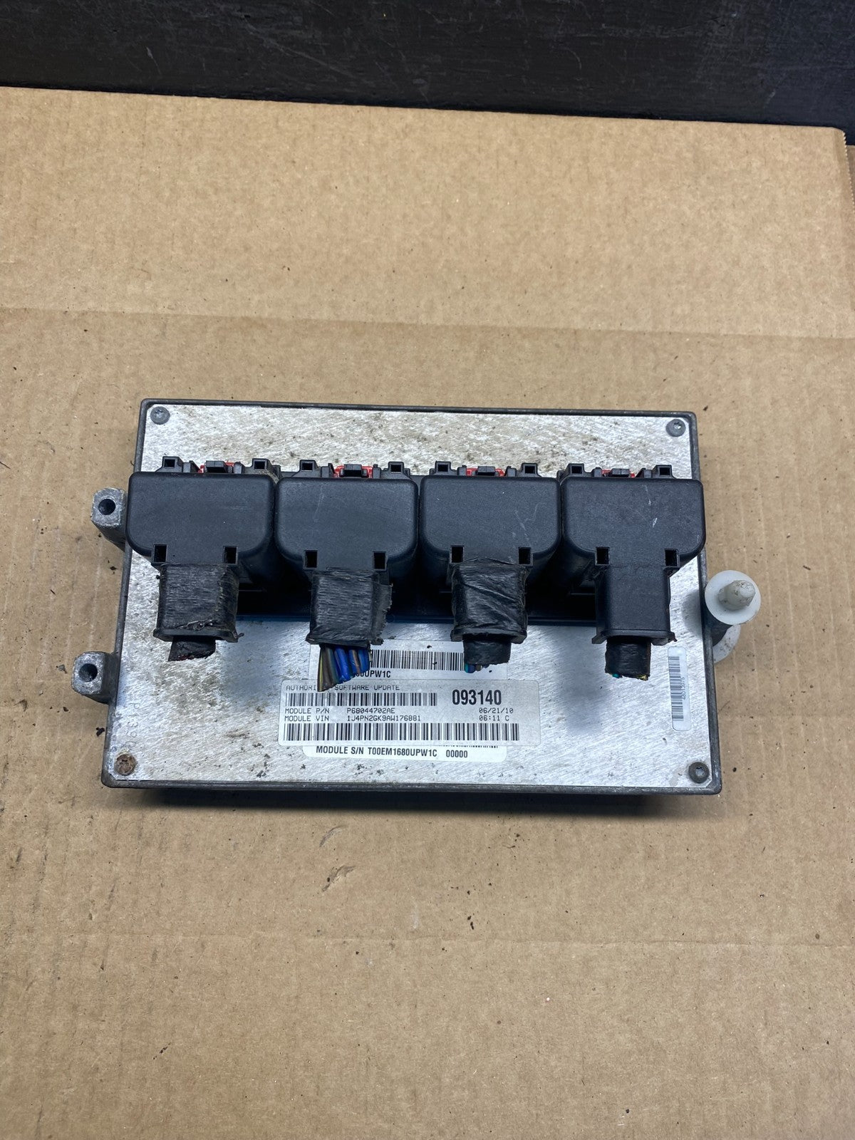 2010 Jeep Liberty Nitro 3.7L Engine Control Unit ECU ECM p68044702ae AG9550 DW0