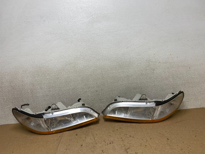 1998 to 2002 Honda Accord Left+Right Set Side Headlights W9303 DW0