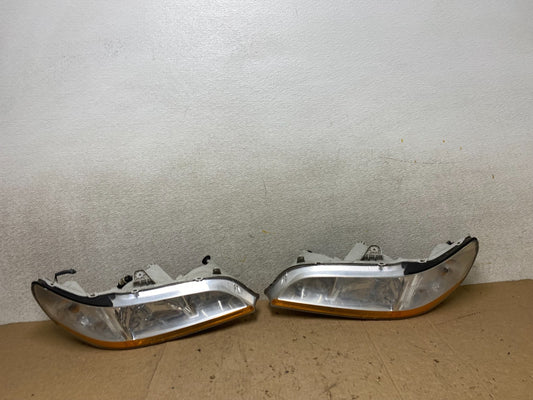 1998 to 2002 Honda Accord Left+Right Set Side Headlights W9303 DW0