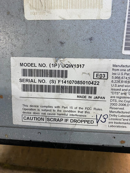 2010 2011 2012 Ford Fusion Radio Cd Receiver Mechanism BE5T19C156BB ab3813 DG6