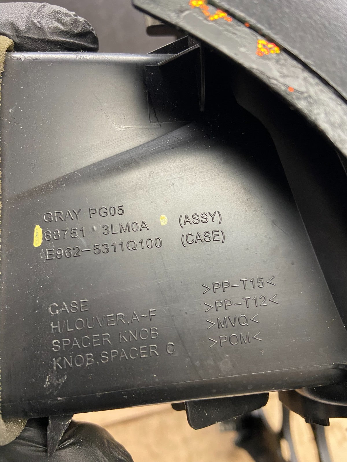 2013-2021 Nissan NV200 Center Console Radio Climate Control Air Vent AF1849 DG5