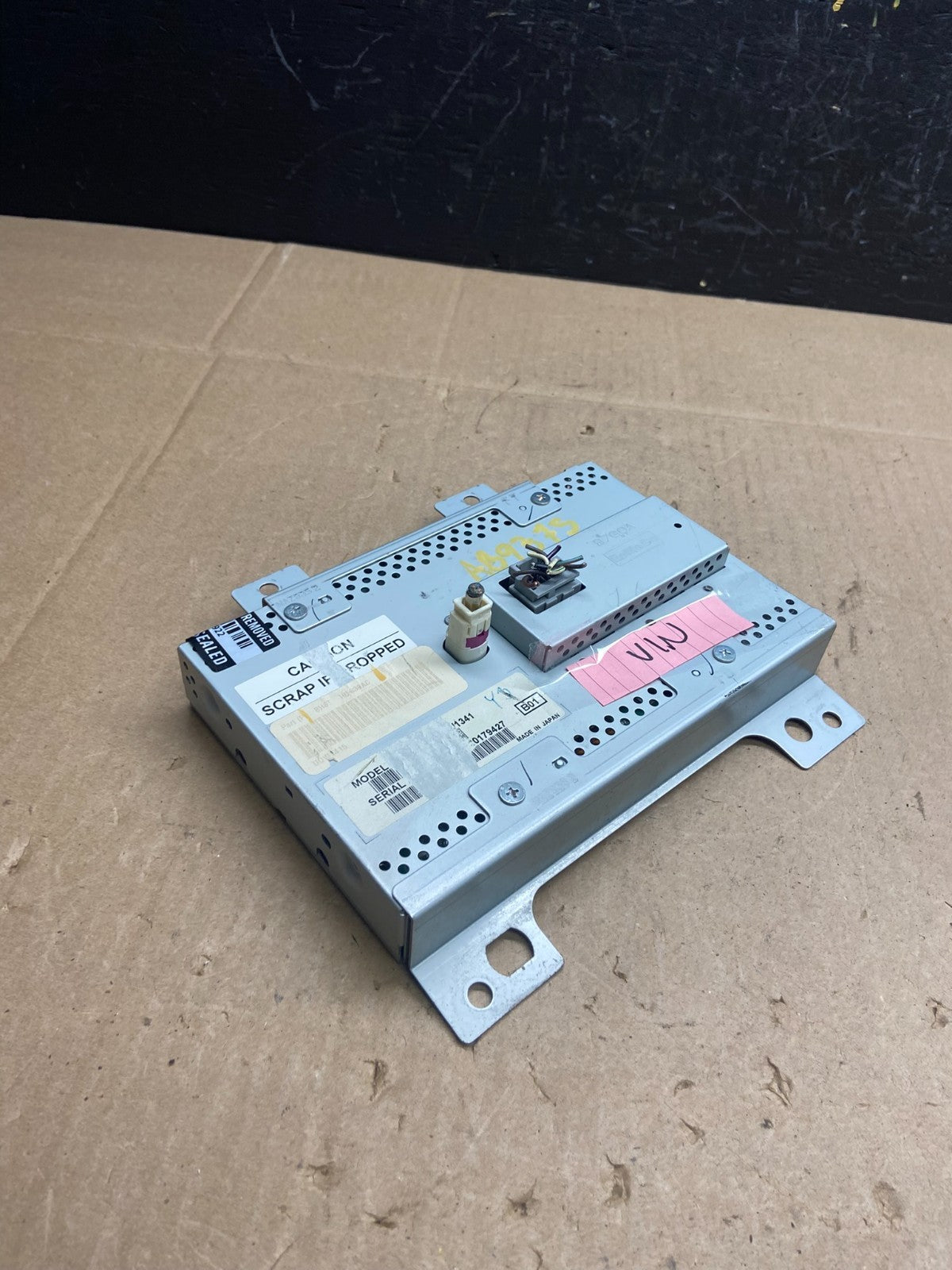2010 Lincoln Mkz Navigation Radio Display Screen Module AB9375   DG4