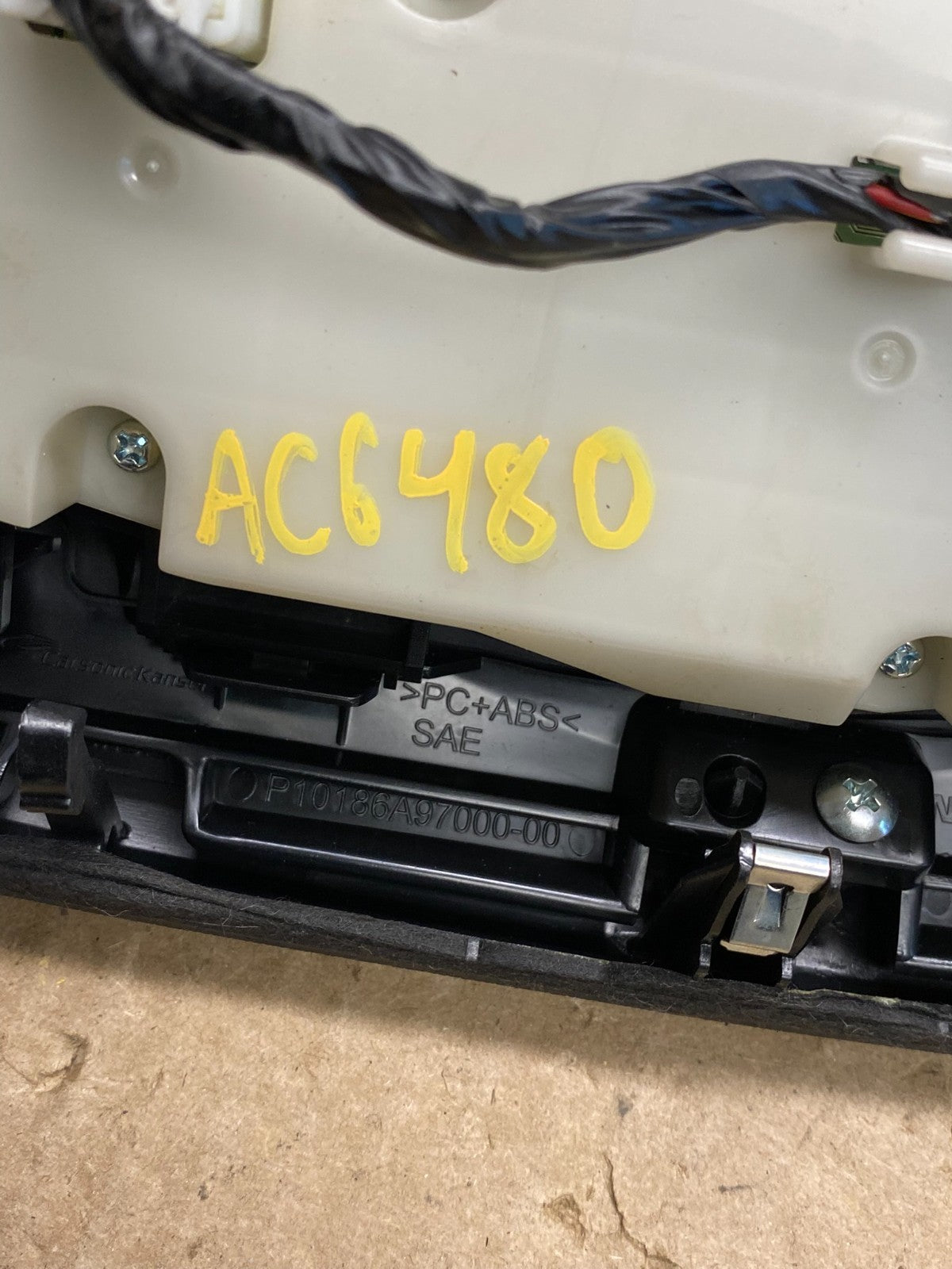 2009-2014 Nissan Maxima Center Console Climate Control Radio Bezel AC6480 DG6