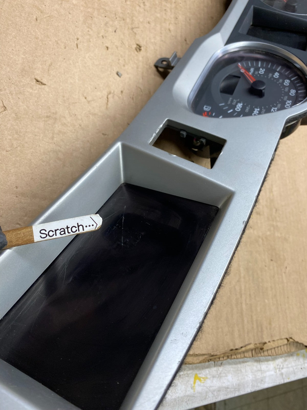 2008 - 2011 Audi A6 Speedometer Cluster Bezel W/ Radio Screen Z0175 DG5
