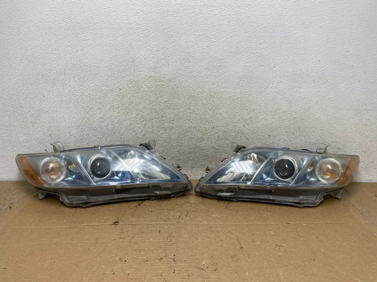 2007 2008 2009 Toyota Camry Left+Right Set Side Headlights DEPO AH8069 DW0