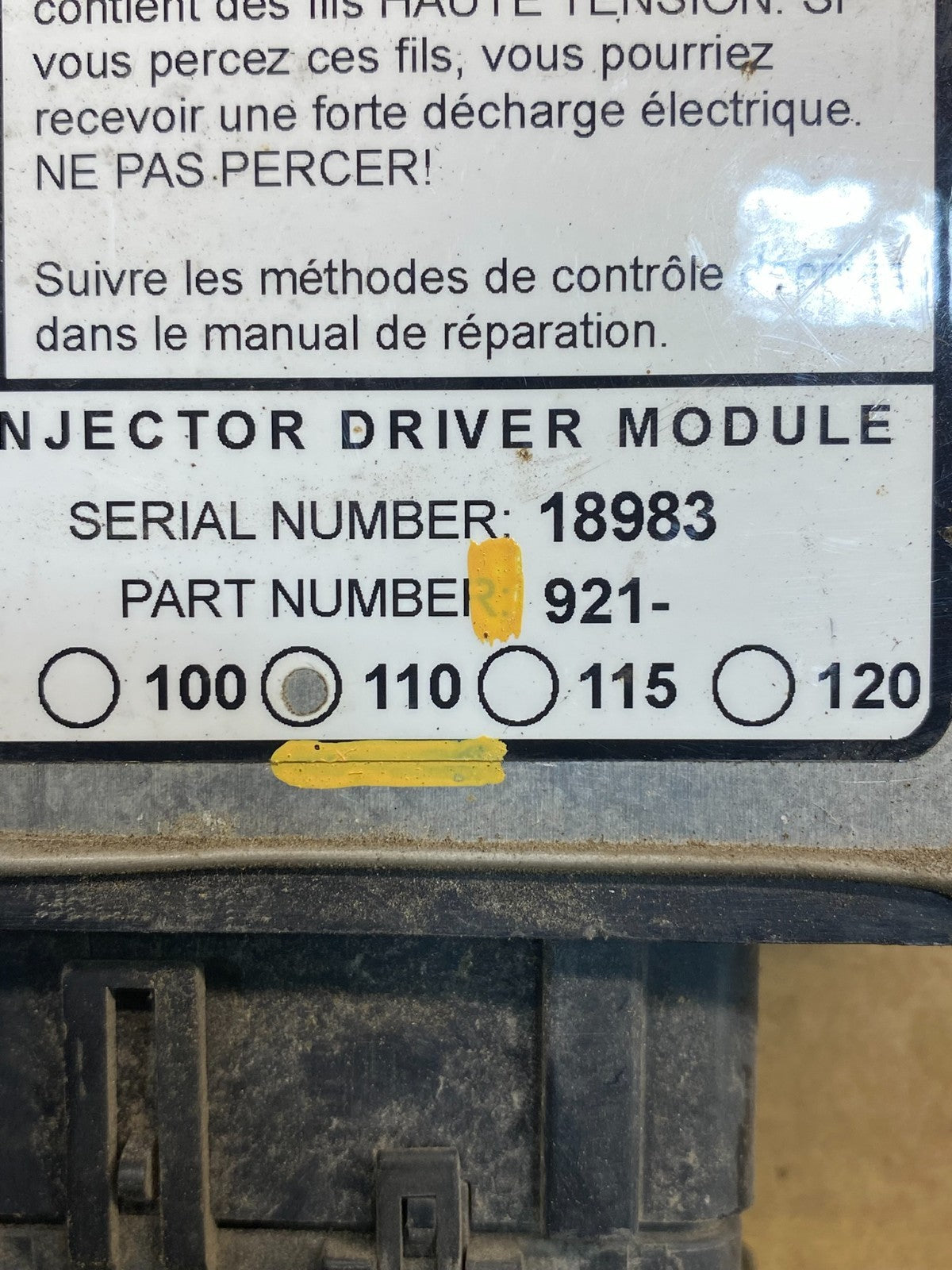 Diesel Fuel Injector Driver Module-VIN: F, Turbo GB Reman 921-110 Ad73742