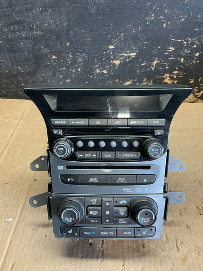 2013 Honda Pilot AM FM CD Audio Radio Player Climate Control ab3106 DG0