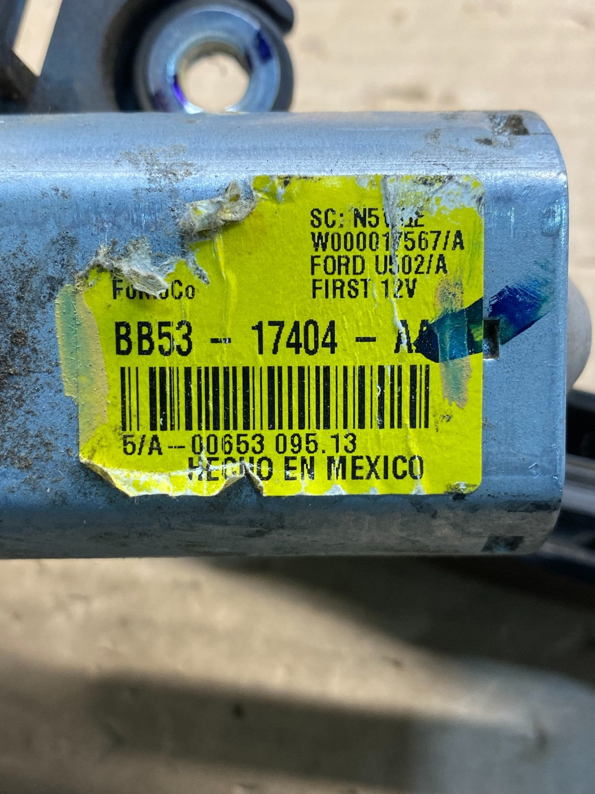 2011 to 2019 Ford Explorer Rear Windshield Wiper Motor AE8214 DG6