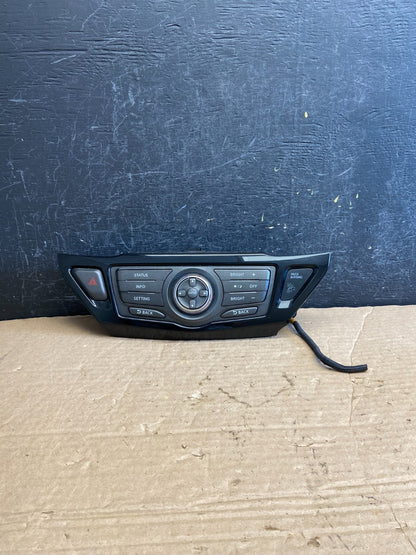 2013 to 2015 Nissan Pathfinder Information Display Control AF2104 DW0