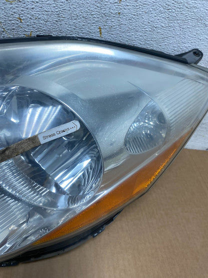 2006 to 2010 Toyota Sienna Left Driver Lh Side Headlight Halogen AI3749 DW4