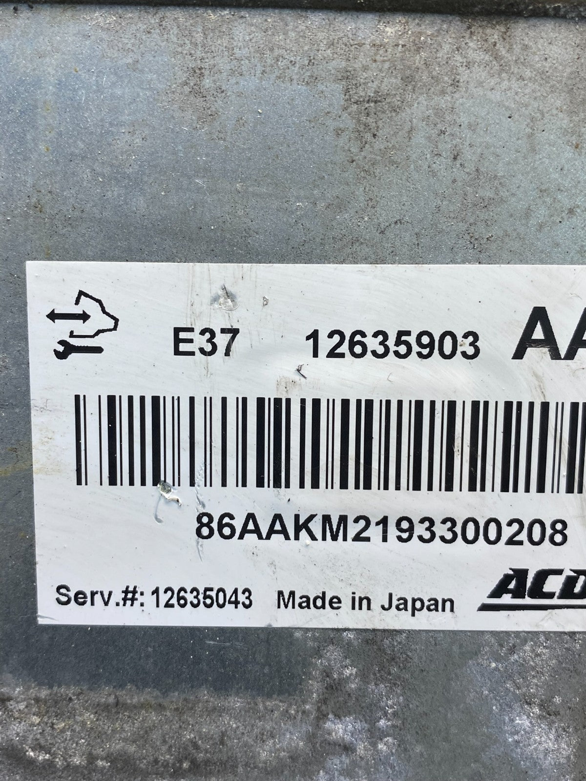 2010 to 2014 Silverado Express Engine Control Module Computer ECM ECU AG9553 DW2