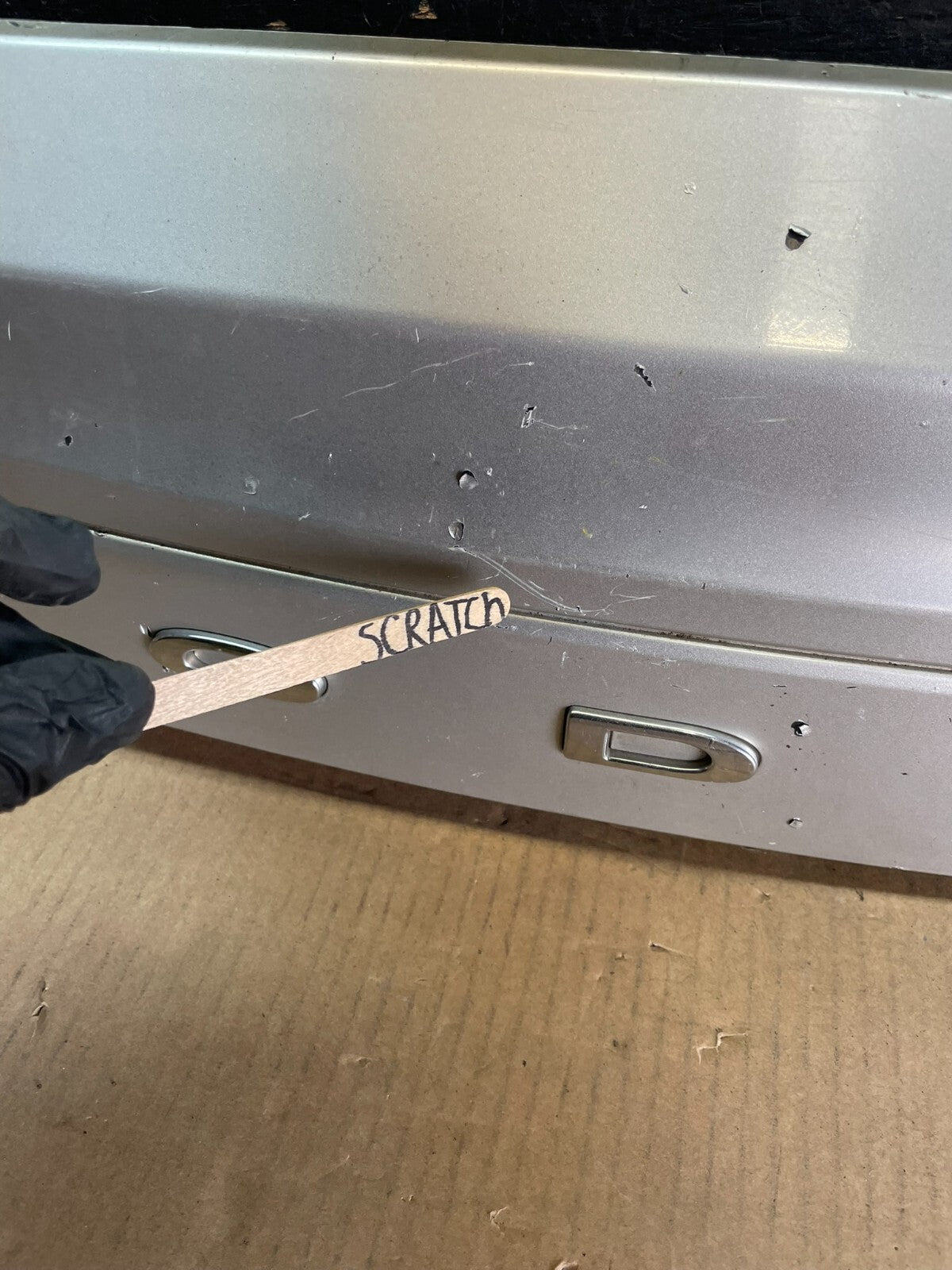 2011 to 2018 Dodge Grand Caravan Tail Gate Trim Molding With Camera OEM L9188 DG5