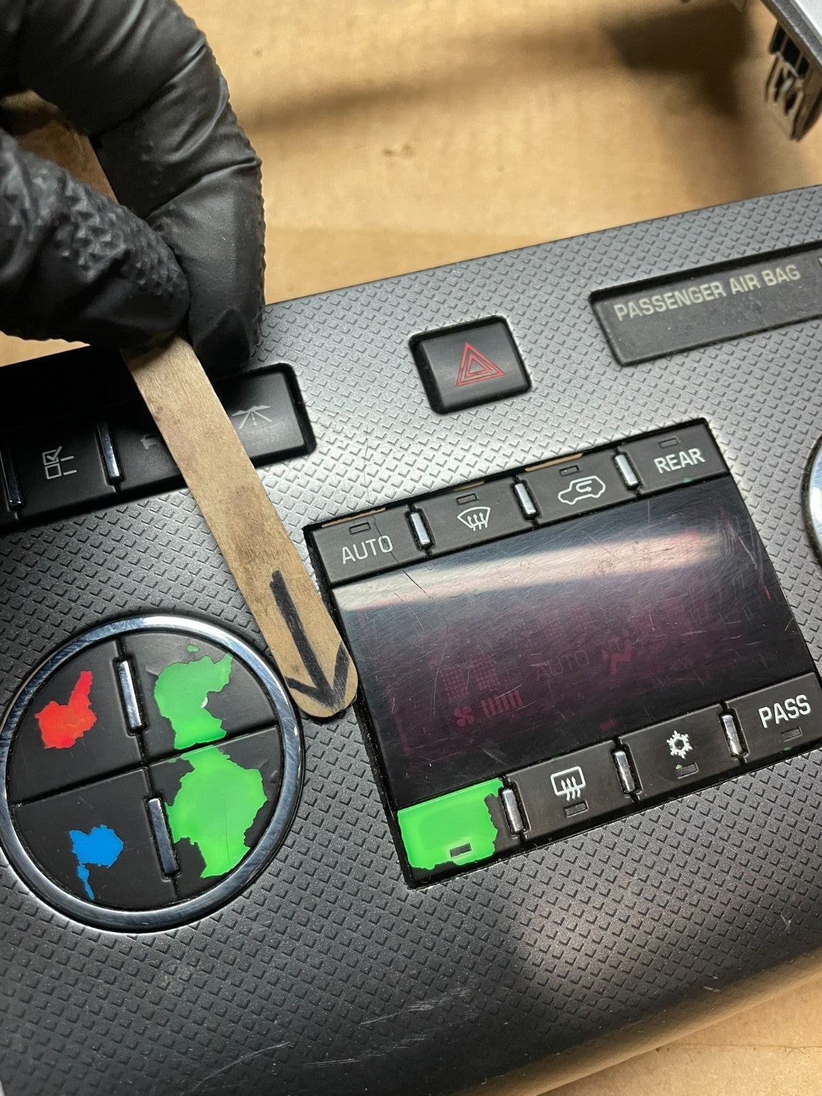 2008 to 2012 Chevrolet Traverse Climate Control Unit Heater Ac Panel  AA8996  DG7