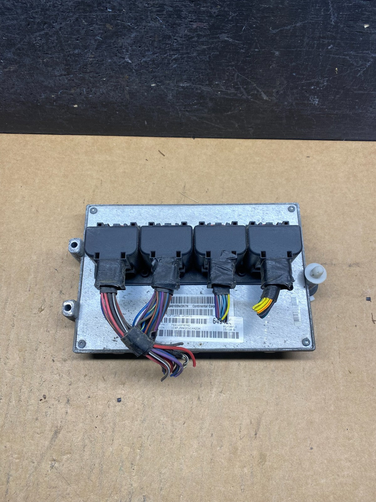 2012 Jeep Liberty 3.7L Engine Control Unit ECU ECM P68103707AD AH5075 DG0