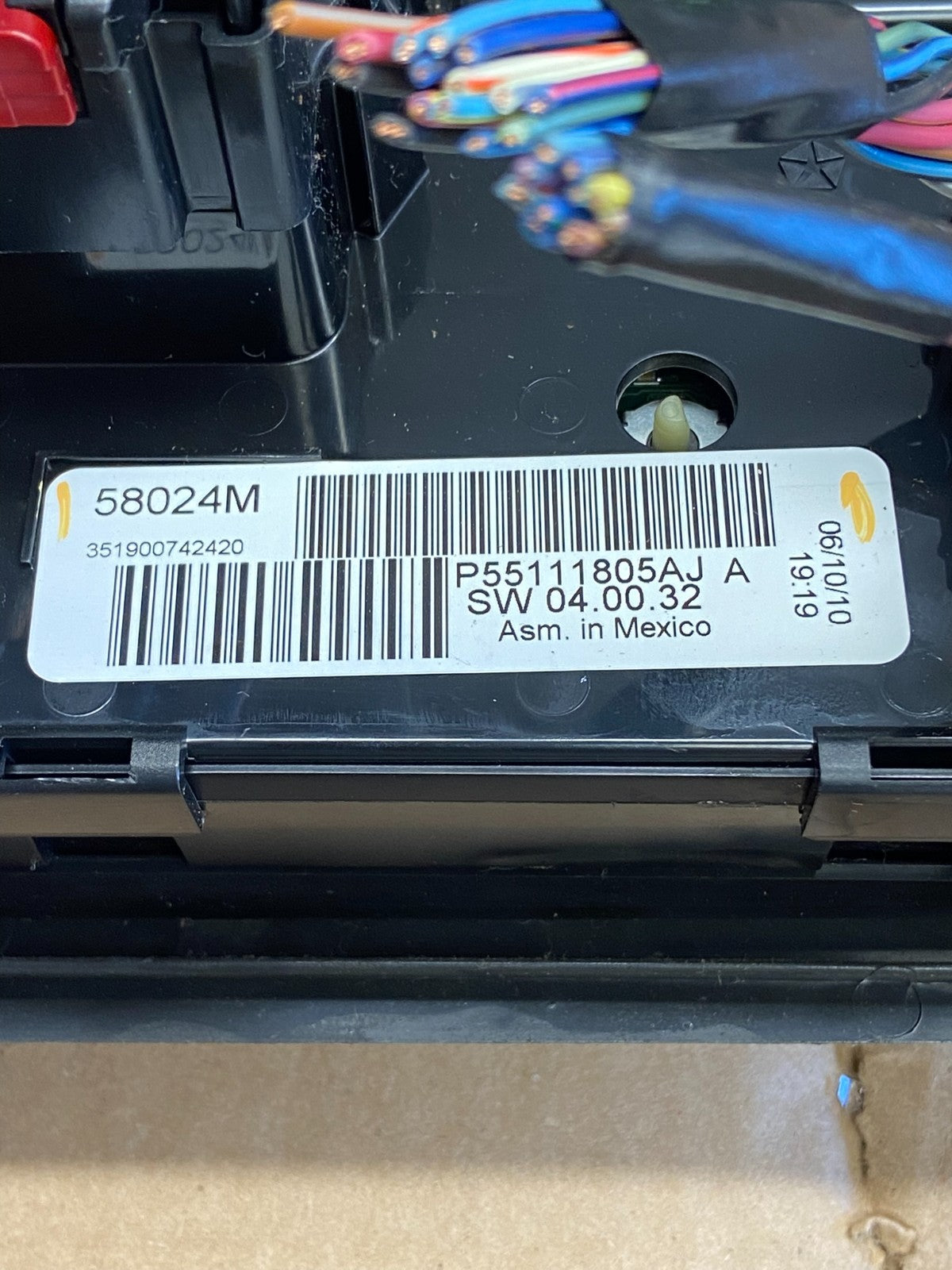 2008-2010 Dodge Grand Caravan A/C Climate Control Unit Bezel Trim AI5956 DG4