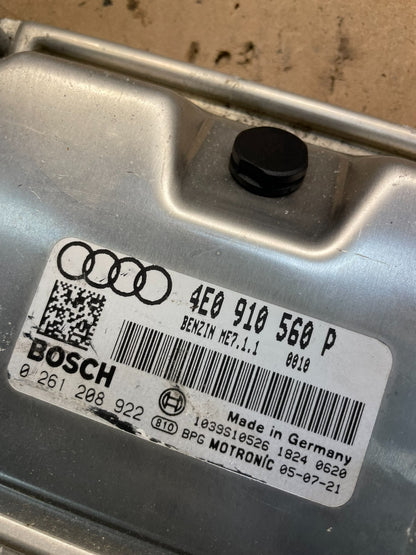 2006 Audi A8 4.2L Engine Computer Ecu Pcm Ecm Pcu Oem OEM S4964 DG3
