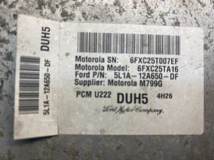 2005 Ford Expedition 5.4L Engine Control Computer ECM 5l1a-12a650-df ad1466 DG2