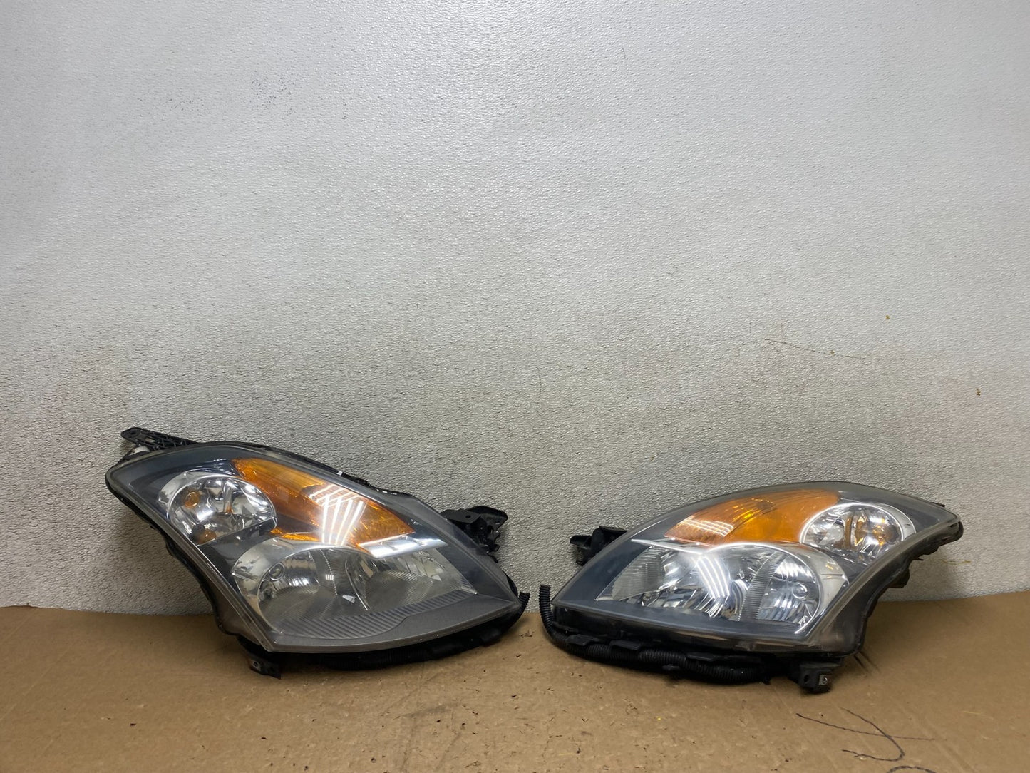 Sedan 2007 2008 2009 Nissan Altima Left+Right Set Headlights V0329 DW0