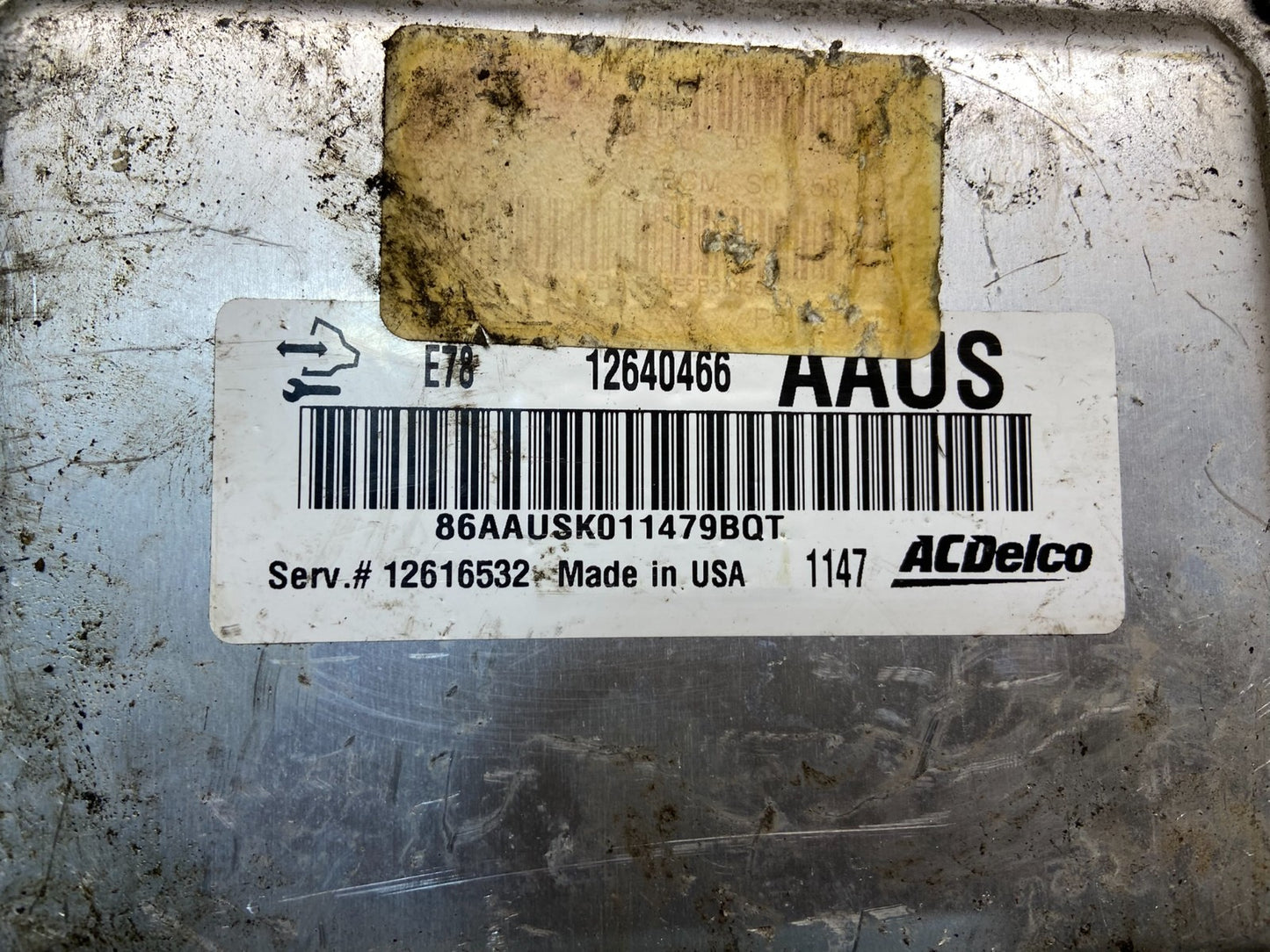 2011 Chevrolet Cruze Engine Computer Ecu Pcm Ecm Pcu ac0534 DG2