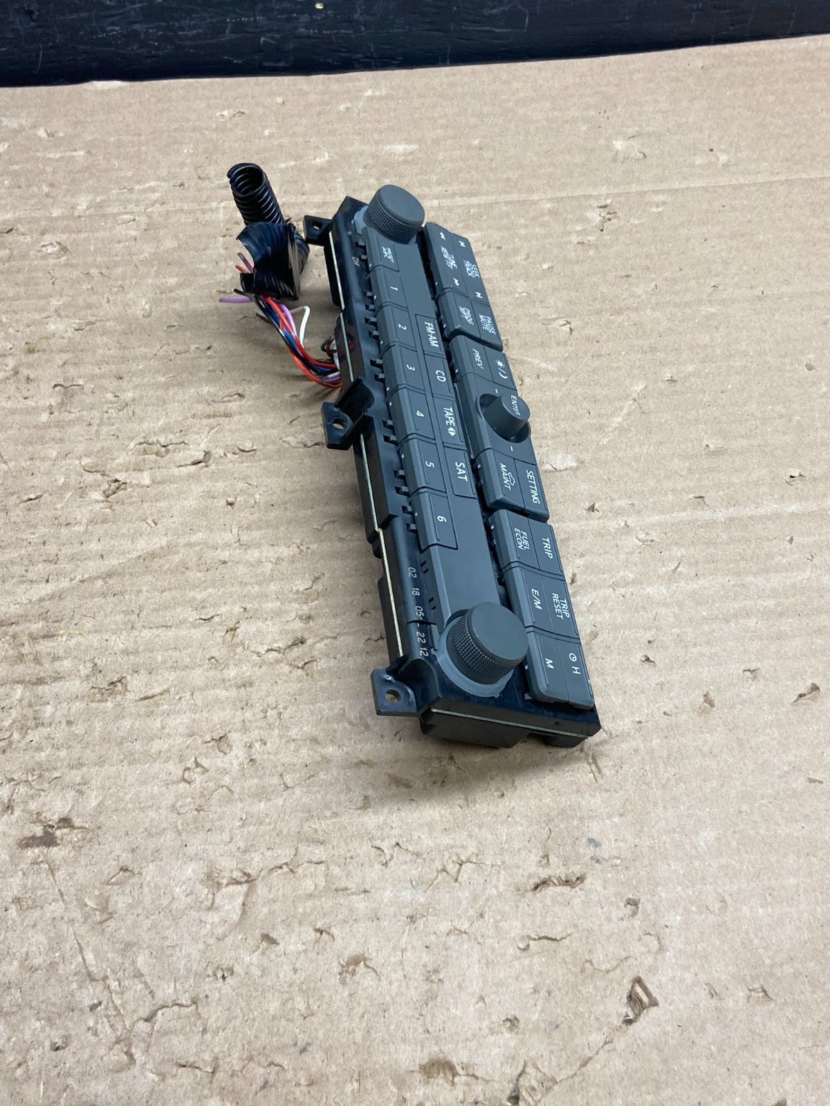 2004-2008 Nissan Maxima Navigation Radio Stereo CD Control Face Plate AG85792