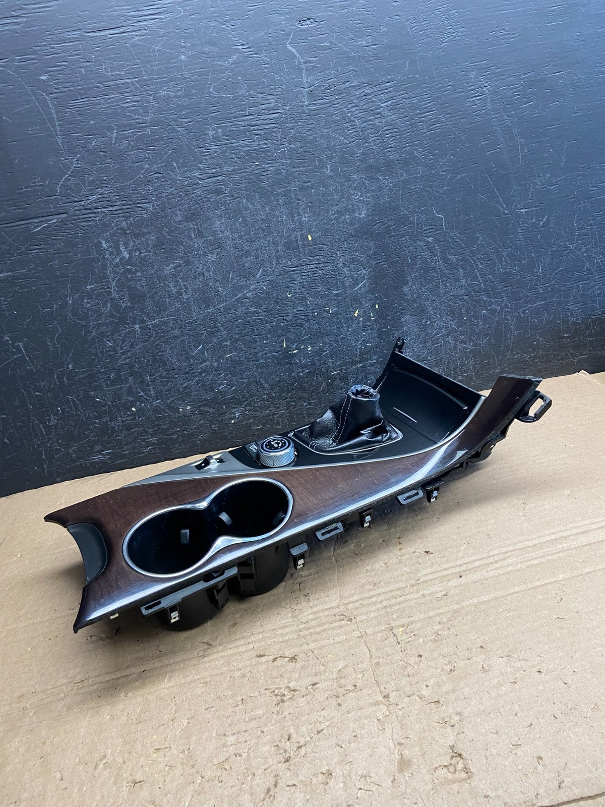 2014-2016 Infiniti Q50 Front Center Console Cup Shifter Bezel Trim AF2357 DG3