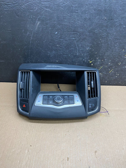 2009-2014 Nissan Maxima Center Console Climate Control Radio Bezel T4401 DG0