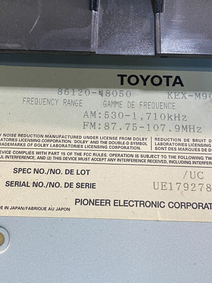 1999 2003 Lexus RX300 Radio Navigation Info Display Climate Control OE AG3213 MS6