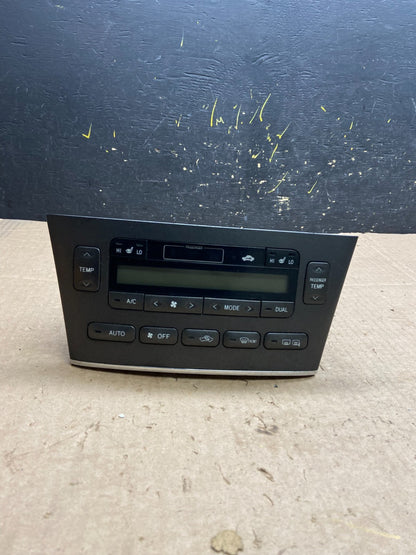 2004 - 2006 Lexus ES330 Center Dash A/C AC Heater Climate Control Unit Z0279 DG0