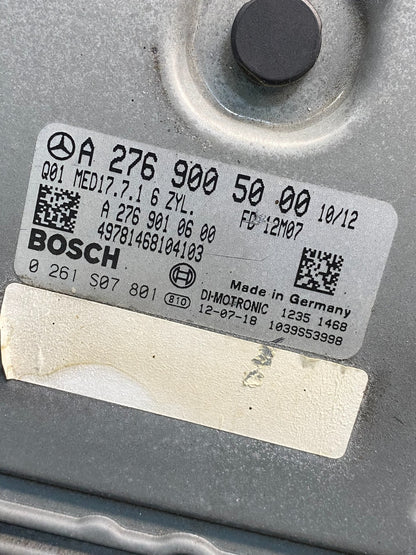 2012 to 2015 Mercedes C300 E350 Engine Computer Module ECM ECU AH4692 DG2