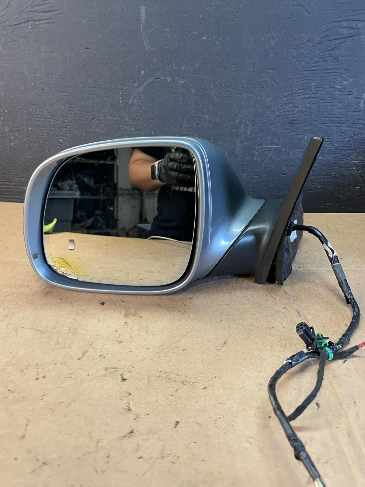 2007 2008 2009 Audi Q7 Left Driver Lh Side View Door Mirror AE1077 DW10
