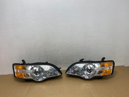 2006 to 2007 Subaru Legacy Left+Right Side Headlights DEPO AF9533 DW0