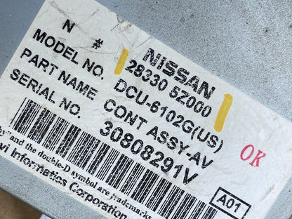 2004 to 2005 Nissan Armada Radio Display Screen Information Oem Y9875 DG6