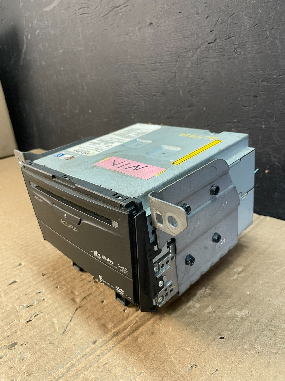 2011 to 2014 Acura TSX Audio Equipment Radio Receiver DVD OEM AC4920 DG2