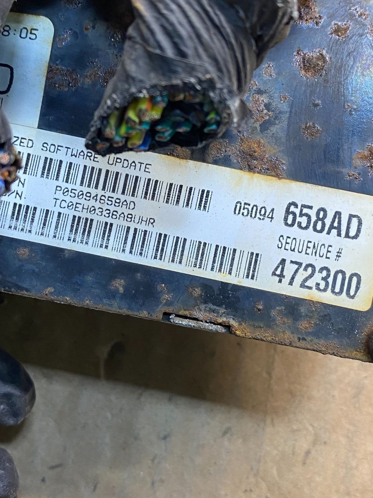 2006 Chrysler Town Country Caravan 3.3L Engine Control ECU p05094658ad AH5070 DG2