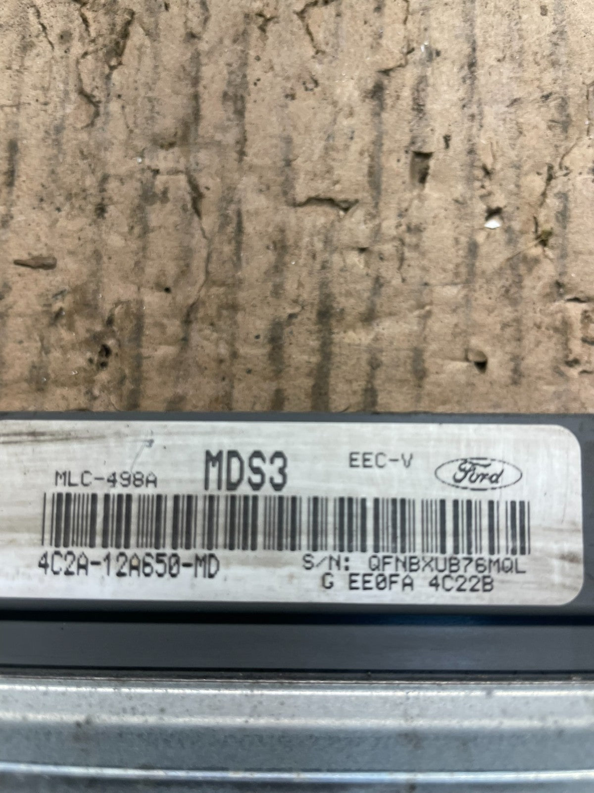 2004 Ford Van E250 4.6L Engine Control Module Unit ECU S2469 DG3