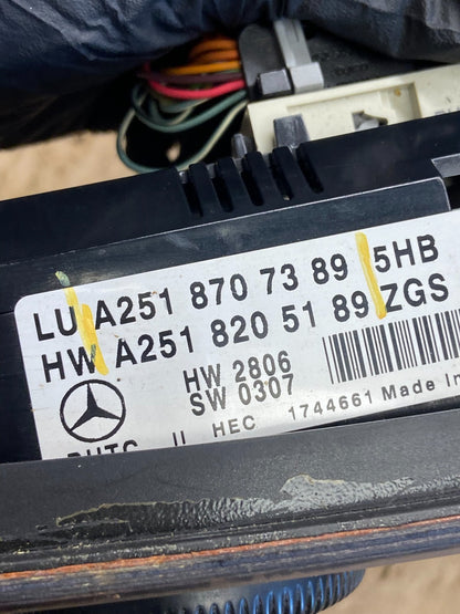 2006 2008 2009 Mercedes ML350 AC Temp Heater Climate Control ac9208 DG6