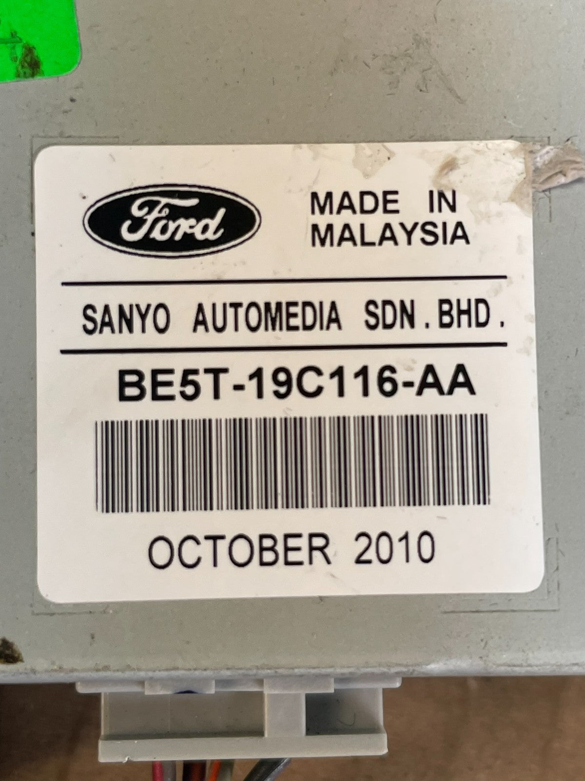 2011 2012 Ford Fusion Dash Information Display Screen ae3454 DG8
